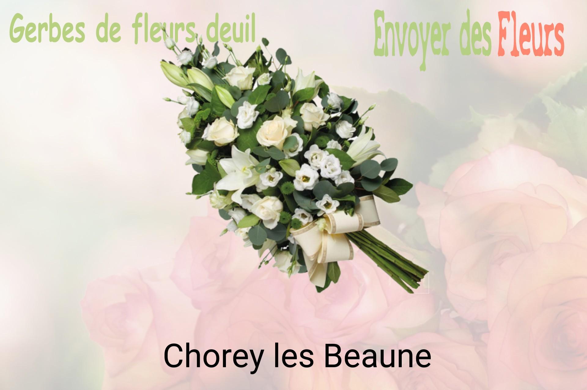 Gerbe de fleurs de deuil livrée à Chorey-les-Beaune