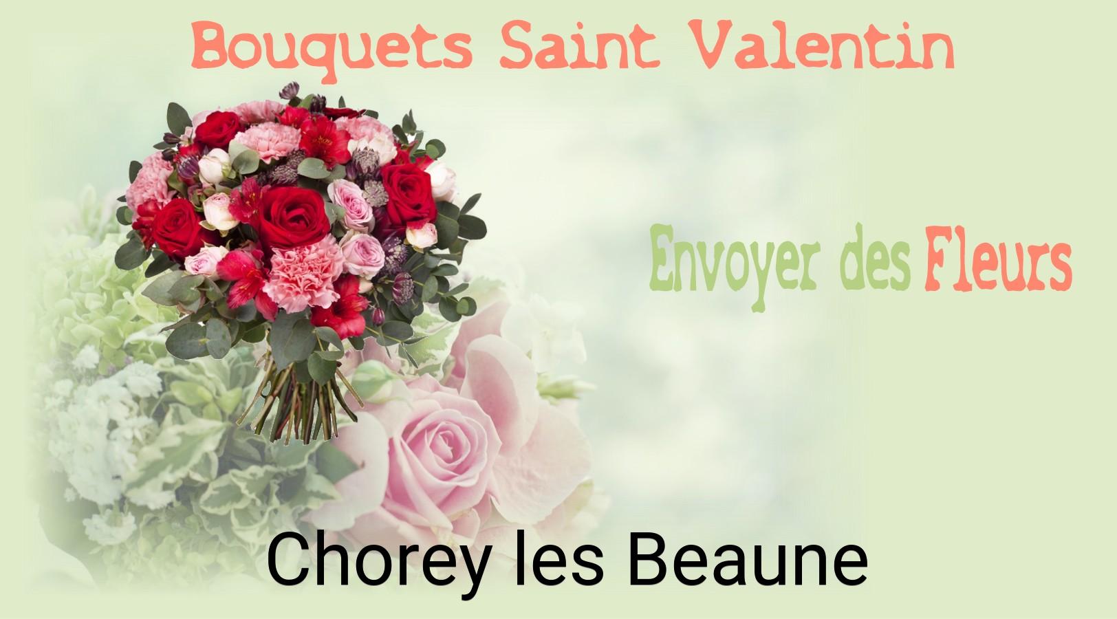 Roses de Saint-Valentin livrées à Chorey-les-Beaune